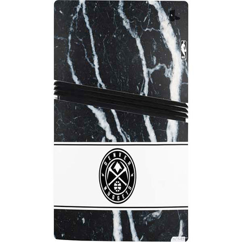 NBA Denver Nuggets Marble PS5 Pro Console Skin